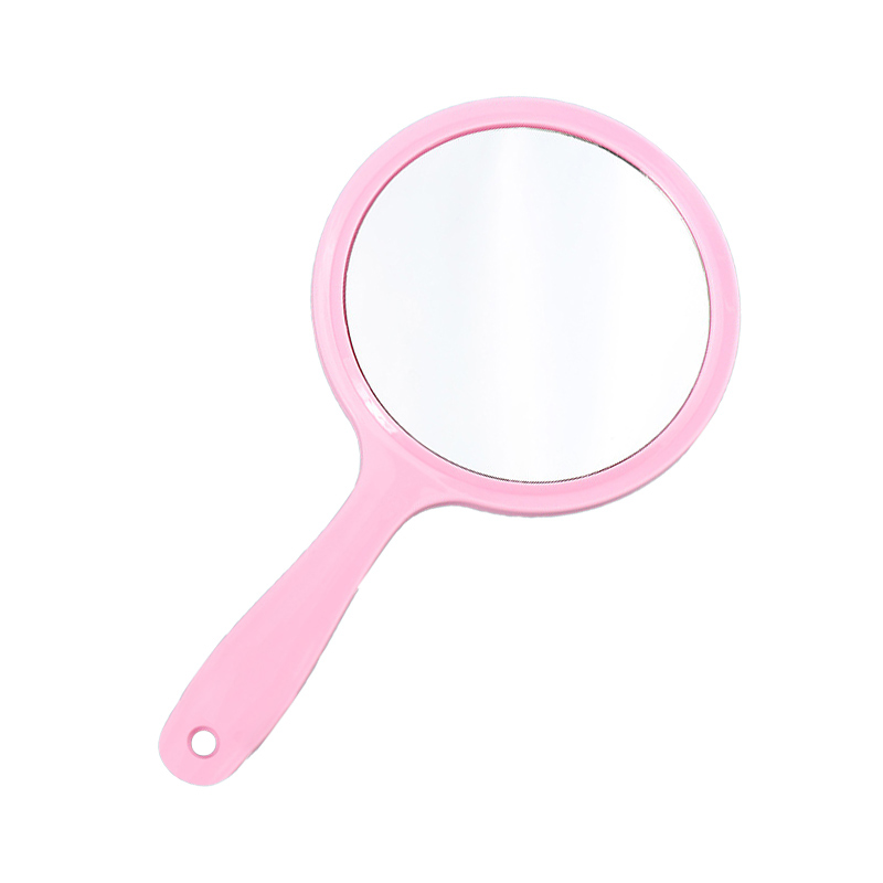 Plastic Cute Makeup Hand Mirror Lady Cosmetic Hand Mirror And Single Vanity Mirror