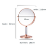 Round Shape Standing Mirror with 10x Magnifying Makeup Mirror Shower Shaving Mirror