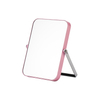 Cute Pink Plastic Framed Double Sided Magnifying Bathroom Makeup Mirror Rectangle