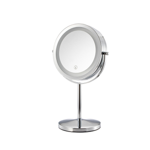 Professional 10x Travel Mirror with Lighted Family Iron Mirror And Portable Led Makeup Mirror
