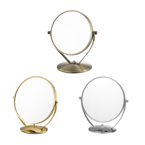 Professional Rose Gold Metal Cute Vanity Mirror Designer Mirrors And Beauty Makeup Mirror